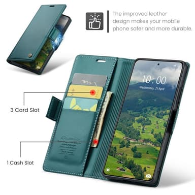 CASEME Plånboksfodral Xiaomi 14 - Grön