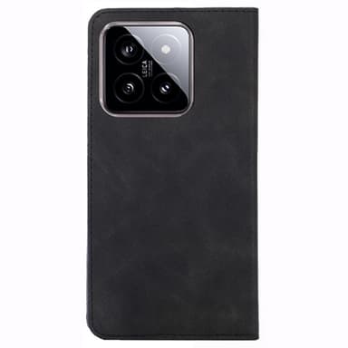 För Xiaomi 14 Fodral plånboksfodral Svart