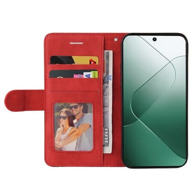 KT Plånboksfodral till Xiaomi 14 - Röd