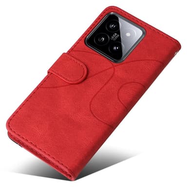 KT Plånboksfodral till Xiaomi 14 - Röd
