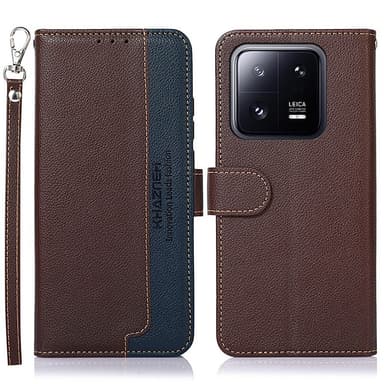 KHAZNEH Plånboksfodral till Xiaomi 14 - Brun/Blå