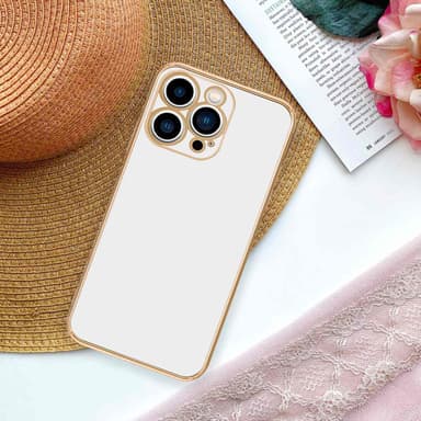 iPhone 14 PRO MAX Skal Fodral Case (Vit)