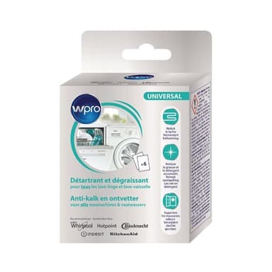 WPRO Avkalkningsmedel Disk- / Tvättmaskin 300 g