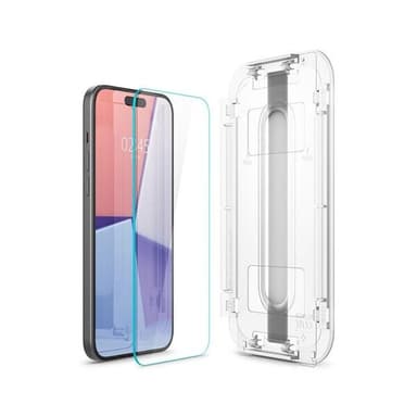 Spigen Glas.TR EZ Fit HÃ¤rdat SkÃ¤rmskydd till iPhone 15