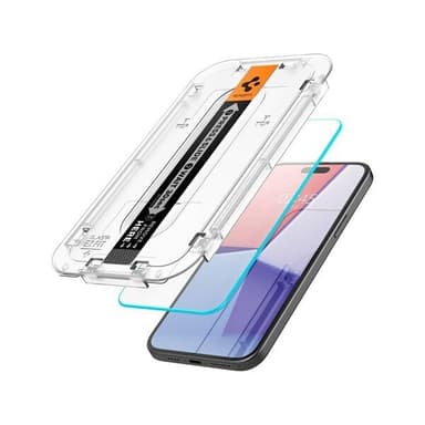Spigen Glas.TR EZ Fit HÃ¤rdat SkÃ¤rmskydd till iPhone 15