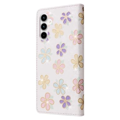Till Samsung Galaxy A35 Plånboksfodral Blommor