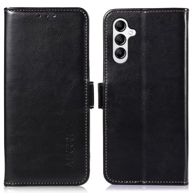 ABEEL För Samsung Galaxy A55 Lädermagnetfodral Crazy Horse-textur