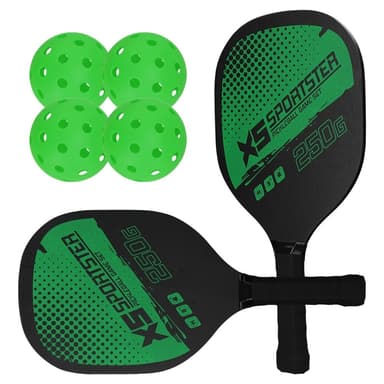 Pickle Ball Racket Set Paddle Kit 2 racketar 4 Pickle Bollar