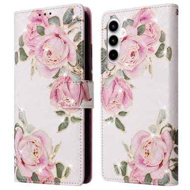 Till Samsung Galaxy A35 Plånboksfodral Blommor
