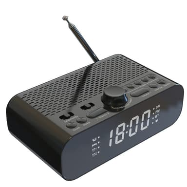 LED-skärm Digital väckarklocka Bluetooth-högtalare FM/DAB-radio