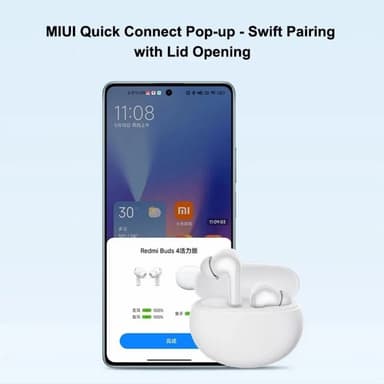 XIAOMI Redmi Buds 4 Active Bluetooth hörlurar Headset - Svart