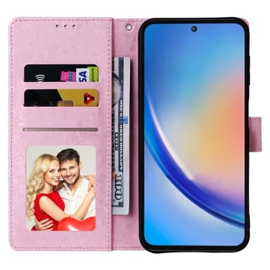 Till Samsung Galaxy A35 Plånboksfodral Blommor
