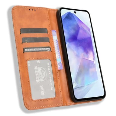 Plånboksfodral Till Samsung Galaxy A35 5G - Brun