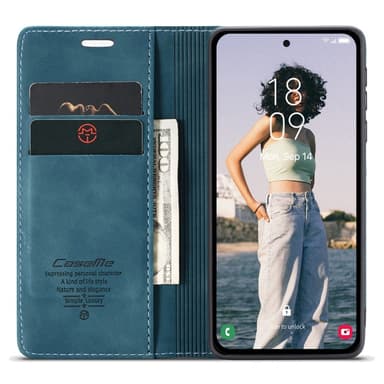 CASEME Plånboksfodral Samsung Galaxy A35 5G - Blå