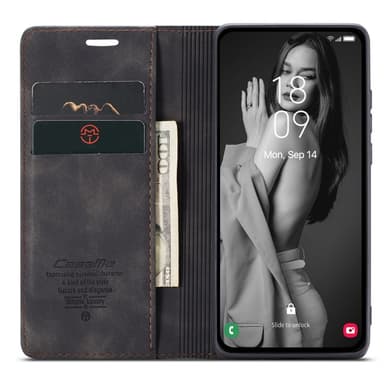 CASEME Plånboksfodral Samsung Galaxy A35 5G - Svart