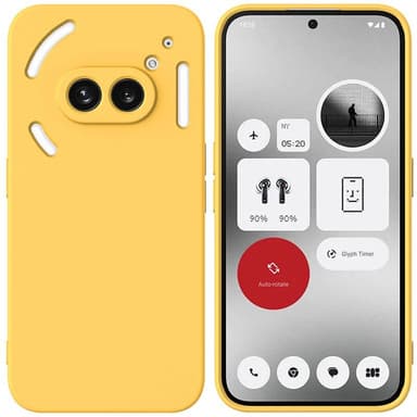 Liquid silikon skal Nothing Phone 2a - Gul