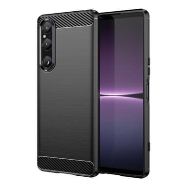 Borstat silikon skal Sony Xperia 1 VI - Svart
