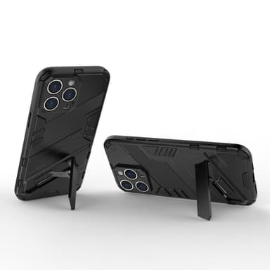 SKALO iPhone 15 Pro Max Armor Hybrid BIBERCAS Skal - Svart