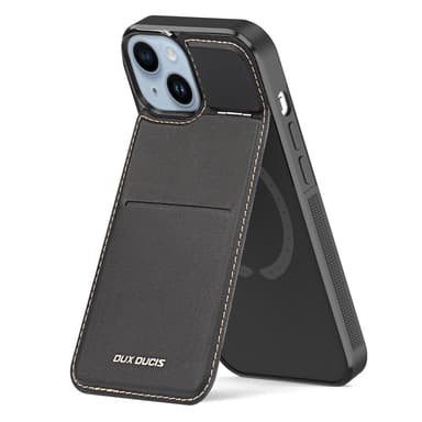 DUX DUCIS iPhone 15 Rafi Series Magnetring Skal med Korthållare - Svart