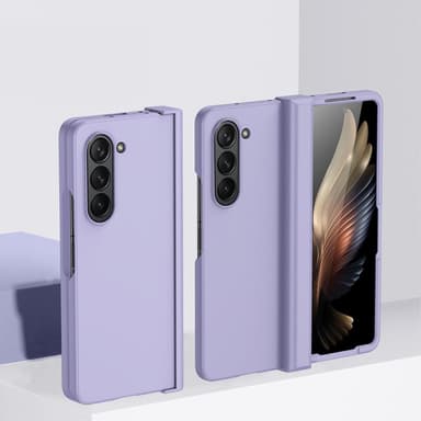SKALO Samsung Z Fold5 Skin-touch Fold Skal - Lila