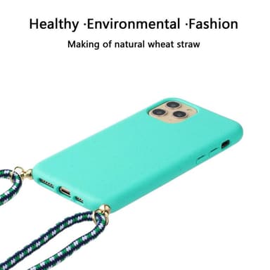 SKALO iPhone 15 Pro Max Mobilhalsband Skal - Turkos