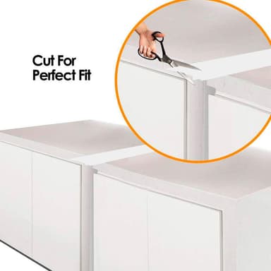 Spislist håller rent mellan spis och skåp 53,4cm Vit