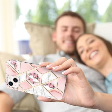 SKALO iPhone 15 Plus Marmor TPU-skal - Motiv 2