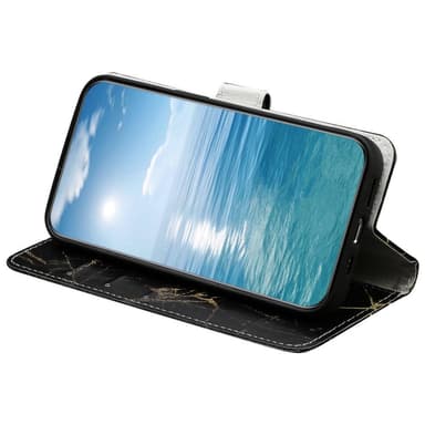 SKALO iPhone 15 Pro Marmor 3D Plånboksfodral
