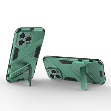 SKALO iPhone 15 Pro Max Armor Hybrid BIBERCAS Skal - Grön