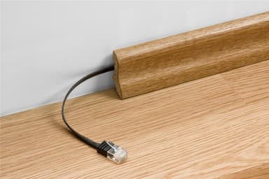 Goobay CAT 6 platt patchkabel, U/UTP, ljusbrun