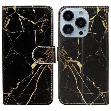 SKALO iPhone 15 Pro Marmor 3D Plånboksfodral