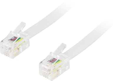 Modular cable 4P4C(RJ9/RJ10/RJ22) 10m