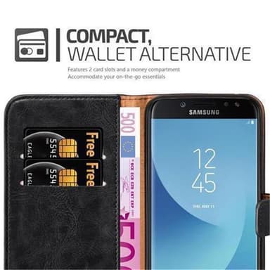 Samsung Galaxy J5 2017 Plånboksfodral Skal (Svart)