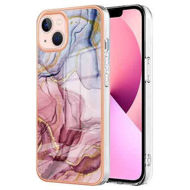 SKALO iPhone 15 Marmor TPU-skal - Motiv 1