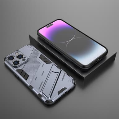 SKALO iPhone 15 Pro Max Armor Hybrid BIBERCAS Skal - Mörkblå