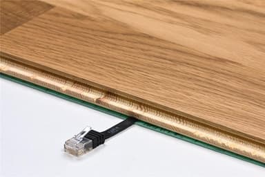 CAT 6 platt patchkabel, U/FTP, vit