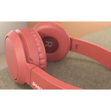 On-ear Bluetooth Hörlurar Röd