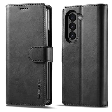 SKALO Samsung Z Fold5 LC.IMEEKE Plånboksfodral i PU-Läder - Svart