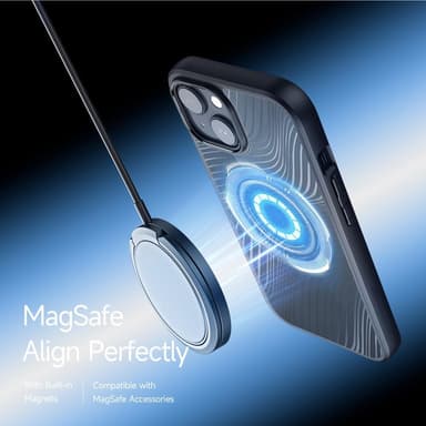 DUX DUCIS iPhone 15 Aimo Series Magnetring Skal - Svart