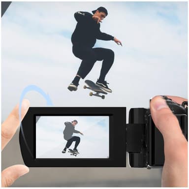 Videokamera 4K/48 megapixel/16x zoom/nattseende/fjärrkontroll