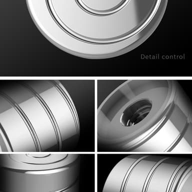 30 mm gyro rotation snurra Desktop Fidget Toy Perfekt balans