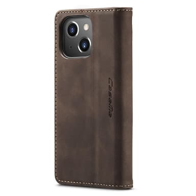 CASEME Plånboksfodral iPhone 15 Plus - Coffee