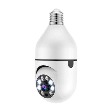 Säkerhetskamera glödlampa Rörelsedetektering WiFi IP-kamera