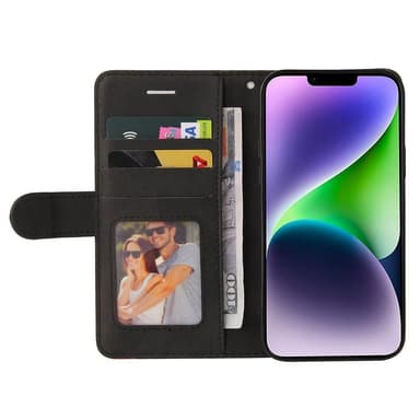 KT Plånboksfodral till iPhone 15 Plus - Svart