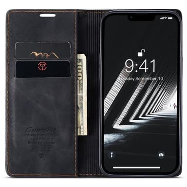 CASEME Plånboksfodral iPhone 15 - Svart