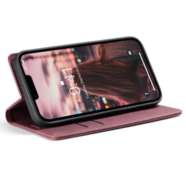 CASEME Plånboksfodral iPhone 15 Plus - Röd