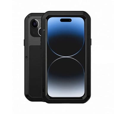 LOVE MEI Powerful skal Apple iPhone 15 - Svart