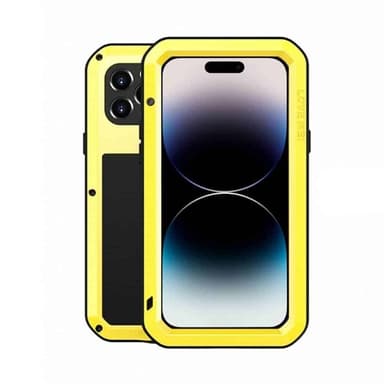 LOVE MEI Powerful skal Apple iPhone 15 Pro - Gul