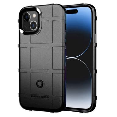Rugged Shield skal Apple iPhone 15 - Svart