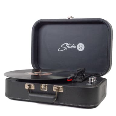 Studio 57 Mellow skivspelare (svart)